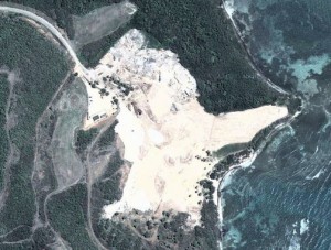 The proposed luxury boutique hotel would sit on a 640-acre stretch of land providing breathtaking views of Puerto Rico's eastern flank. (Credit: Google Earth)
