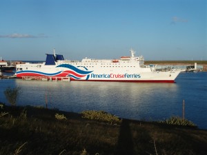 The Caribbean Fantasy ferry, which connects Puerto Rico and the Dominican Republic three times a week.