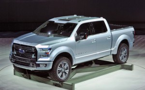 In Detroit, Ford unveiled its “Atlas Concept,” the next generation of the F-150 trucks that will be available in 2014.