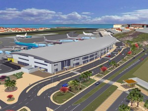 A rendering of the Princess Juliana International Airport. (Credit: st-maarten-martin.blogspot.com)