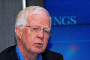 Barry Bosworth is a senior fellow at the Brookings Institution's economic studies program. (Credit: Larry Luxner)