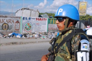 Port-au-Prince headquarters of the United Nations Stabilization Mission in Haiti (MINUSTAH), whose first chief was Chile's current ambassador to the United States, Juan Gabriel Valdés. (Credit: Larry Luxner)