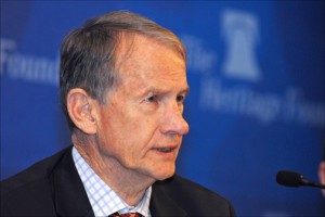 Gary Clyde Hufbauer, a senior fellow at the Peterson Institute for International Economics. (Credit: Larry Luxner)