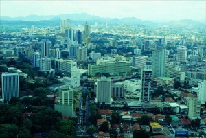 Panama City, which is in the midst of an unprecedented building boom, contains some of Latin America’s tallest skyscrapers. (Credit: Larry Luxner)