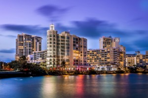 Overlooking the Atlantic Ocean and Condado Lagoon, and situated at the crossroads of Condado, Miramar, Old San Juan, and the Puerto Rico Convention Center districts, Paseo Caribe is a one million square foot luxury mixed-use development.