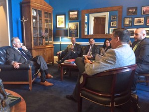 Members of the Puerto Rico Private Sector Coalition meet with Congressman Richie Neal during this trip to D.C.