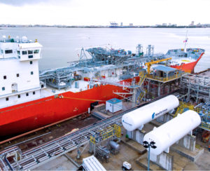 New Fortress Energy operates its liquefied natural gas delivery operations in San Juan Bay. (File photo)