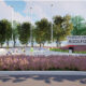 Artist rendering of Adolfo Dones Park after the proposed renovation.