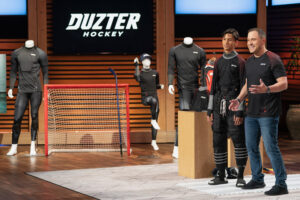 SHARK TANK - “1602” - Entrepreneurs pitch one-of-a-kind products, including a portable athlete recovery device, an automated tattoo machine, eco-friendly buckwheat milk and compression hockey gear. Guest Shark Rashaun Williams joins the Tank. FRIDAY, MARCH 21 (8:00-9:01 p.m. EDT) on ABC. (Disney/Christopher Willard) MARTIN NEGRON JR., MARTIN NEGRON SR.