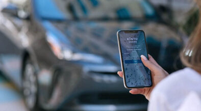 Users can complete the entire vehicle rental process through the Kinto Share PR mobile app, turning their smartphone into the vehicle’s key.
