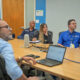 Officials from Bayer Crop Science Puerto Rico and the Office for Socioeconomic and Community Development (ODSEC, in Spanish) meet to renew their partnership agreement.