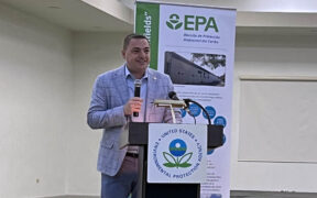 EPA Regional Administrator Michael Martucci announces funding to help Puerto Rico and the U.S. Virgin Islands monitor beach water quality.