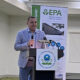 EPA Regional Administrator Michael Martucci announces funding to help Puerto Rico and the U.S. Virgin Islands monitor beach water quality.