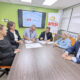 Alianza Municipal de Servicios Integrados and Puerto Rico government officials sign the partnership agreement to fund workforce training in Caguas.