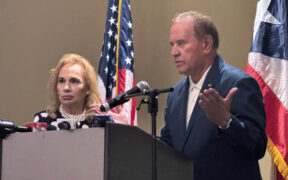 From left: Miriam Martinez, coordinator of the Puerto Rican Summit, and Luis DeRosa, executive director.