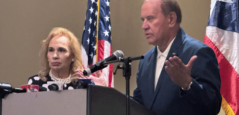 From left: Miriam Martinez, coordinator of the Puerto Rican Summit, and Luis DeRosa, executive director.