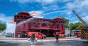 The restored fire truck is expected to return to its permanent display at the Parque de Bombas museum after 12 weeks.