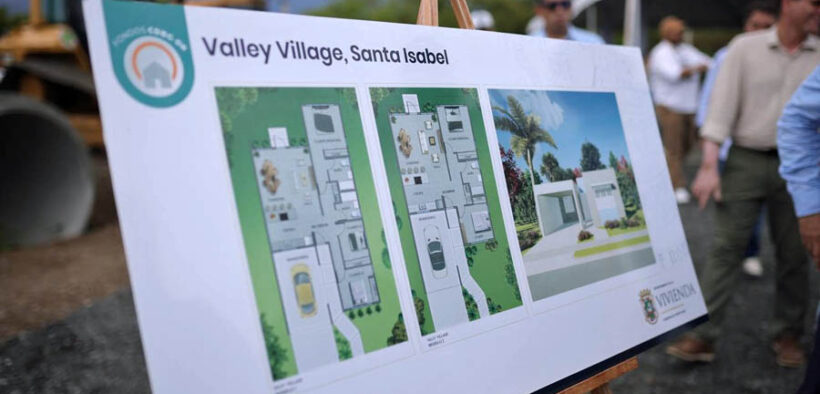 Construction at Valley Village is scheduled for completion by April 2028 and will provide housing for hundreds of families in Santa Isabel, according to government officials.
