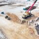 Construction of the $759 million gas-to-energy plant in Guyana’s West Bank Demerara region, developed in part by Puerto Rico-based CH4 Systems.