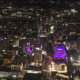 An aerial view of the Golden Mile, the main financial district of San Juan, Puerto Rico.