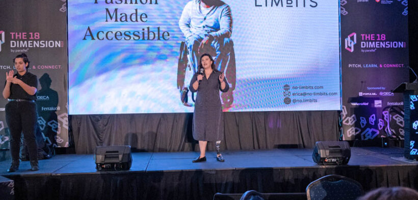 Erica Cole of NoLimbits, an accessible-apparel brand from P18 Gen. 12, raised $3 million in Series A funding and signed agreements with Hanger Clinic, Walmart and QVC.
