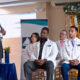 Humberto Pérez-Pola, executive director of Hospital Pavia Santurce addresses the group of graduating interns.