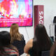 Universidad del Sagrado Corazón President Gilberto J. Marxuach-Torrós speaks at the awards ceremony held at the San Juan, Puerto Rico campus.