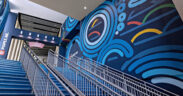 Banco Popular’s mural at the Coliseo de Puerto Rico complements the bank’s brand modernization launched in 2024, officials said.