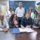 Officials from NUC University and TrueHyperbarRx sign the agreement to launch Puerto Rico’s first certified program in hyperbaric medicine and advanced wound care.