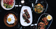 A selection of Pantera’s contemporary Asian dishes, blending bold flavors and artistic presentation.