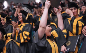 The ceremony, held in the new auditorium on Ponce Health Sciences University’s campus, marked the school’s largest graduating class of medical students since its founding, with 120 students earning Doctor of Medicine degrees.