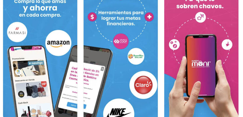 The QuieroMoni app functions as a digital shopping mall, offering exclusive promotions, discounts and cashback from more than 150 stores.
