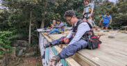 Nonprofit ProTechos, a grant recipient, trains youth in carpentry and helps repair homes damaged by natural disasters.