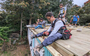 Nonprofit ProTechos, a grant recipient, trains youth in carpentry and helps repair homes damaged by natural disasters.
