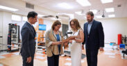 From left: Rolando Padua, president of Paulson Puerto Rico; Nilda Morales, CEO of SER de Puerto Rico; Militza Orama, vice president of sales and marketing at the Condado Collection; and Ben Tutt, managing partner at the Condado Collection.
