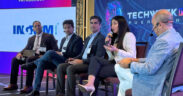 From left: Consultant and Universidad del Turabo professor Gilberto Crespo; Mauricio Romero, vice president of AI and analytics at Liberty LatAm; Norberto Cruz-Córdova, president of the Internet Society, Puerto Rico chapter; Alba Norys De León, president of consulting firm AblaTek LLC; and panel host and event organizer Marcelo Burman during the panel at the Tech Day 2025 event in San Juan.