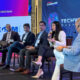 From left: Consultant and Universidad del Turabo professor Gilberto Crespo; Mauricio Romero, vice president of AI and analytics at Liberty LatAm; Norberto Cruz-Córdova, president of the Internet Society, Puerto Rico chapter; Alba Norys De León, president of consulting firm AblaTek LLC; and panel host and event organizer Marcelo Burman during the panel at the Tech Day 2025 event in San Juan.
