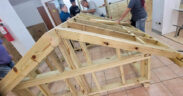 The course combined classroom instruction and hands-on training in carpentry, masonry, gypsum board installation, plumbing and electrical work.