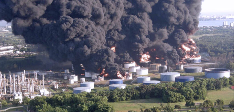 The 2009 explosion at the Caribbean Petroleum Corp. (Capeco) facility in Puerto Rico.