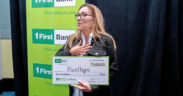 Claudia Freyre, founder of Borihipi in Peñuelas, is one of five entrepreneurs awarded $2,000 through FirstBank’s 1Éxito business training program.