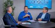 From left: José Lázaro, co-founder of Assertus; José Bengoa, CEO of E Health Partners; and Michael Jiménez, co-founder of Assertus