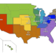 A map showing the 11 regional Federal Home Loan Banks in the United States, including the New York district, which serves Puerto Rico.
