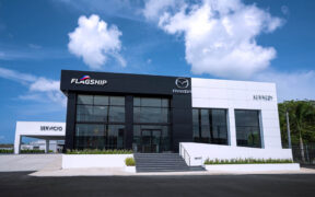 The new Flagship Mazda Kennedy dealership in San Juan combines sales, service and parts under one roof.