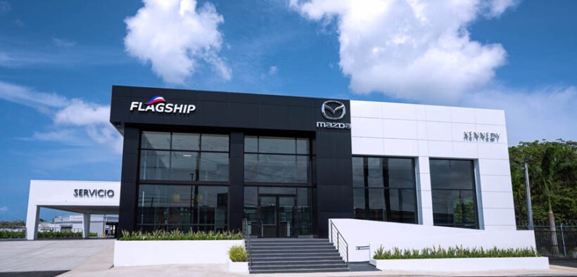 The new Flagship Mazda Kennedy dealership in San Juan combines sales, service and parts under one roof.