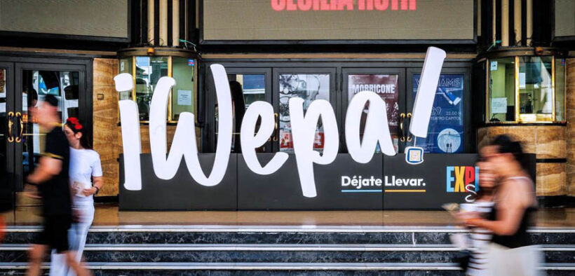 The iconic “Wepa” structure returns to Gran Vía in Madrid as part of the “Explore San Juan: Let Yourself Go” tourism campaign led by the Municipality of San Juan.