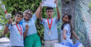 Siblings Dereck, Keniel and Keyvliannie “Annie” Lagares, owners of Riko’s Limonada in San Juan, won first place.