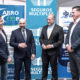 From left: Jorge Escudero and Jorge Pagán, co-founders of Car Finder Genie; Yamil García-Díaz, president of the Cooperativa de Seguros Múltiples; and Jomar Martínez, executive president of Puerto Rico Federal Credit Union, during the launch of the Car Finder Genie digital vehicle marketplace in Puerto Rico.