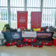 Specialized water rescue and emergency equipment valued at $31,182 is displayed during a handover event by the Firehouse Subs Public Safety Foundation to the Municipality of Juana Díaz’s Emergency Management Office.
