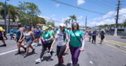 FirstBank employees take part in the “Da Vida Caminando con Raymond” walk.