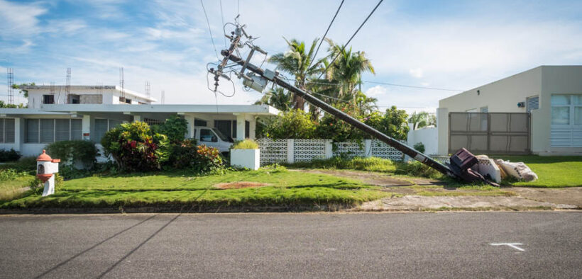 A downed utility pole in Puerto Rico highlights the importance of efficient disaster reporting systems such as the FCC’s DIRS, which help prioritize recovery efforts during major emergencies. (Credit: Sararmas | Dreamstime.com)